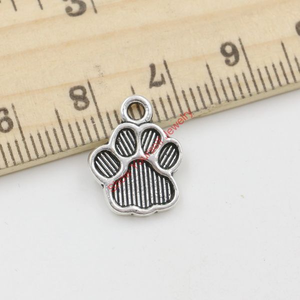 

20pcs antique silver bear paw charms pendants for jewelry making diy handmade craft 15x12mm c203 jewelry making diy, Bronze;silver