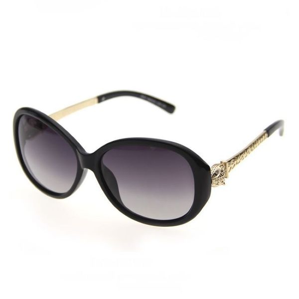 

Polarized Oval Sunglasses For Women PC Frame Polaroid Lenses UV400 Womens Retro Fashion Glasses Occhiali Donna, White;black