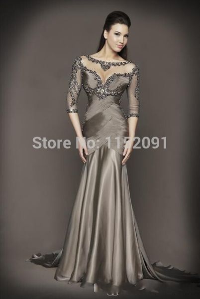 Grey Evening Dresses