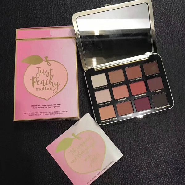 

New released Just Peachy Matte Eyeshadow Palette 12 Colors Eyeshadow Makeup DHL Shipping in stock