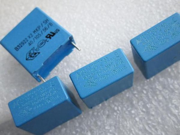 

epcos cbb polypropylene film polyester capacitor 0.47uf u47 474 305 pitch 15mm