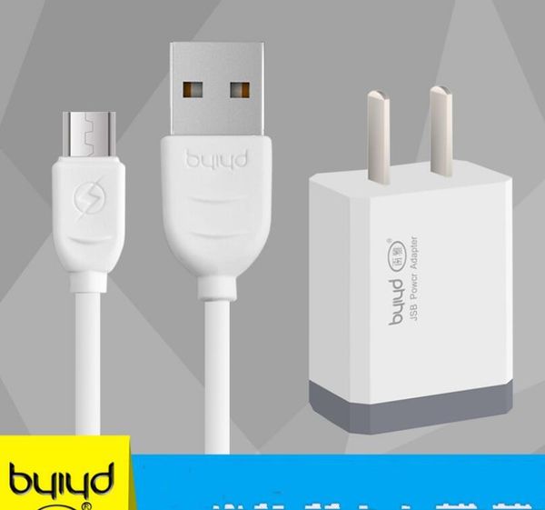 

2 in 1 kit fa t charging u plug wall charger micro u b data cable for iphone am ung white with retail box