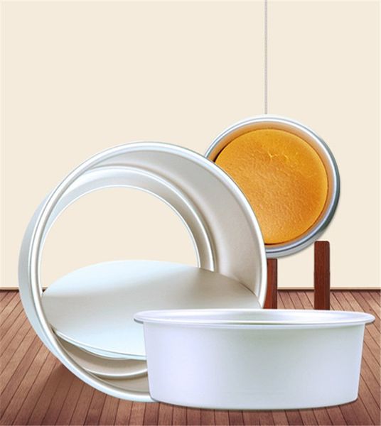 

100pcs/lot round cake mould live bottom aluminum alloy cake tools baking molds ic910