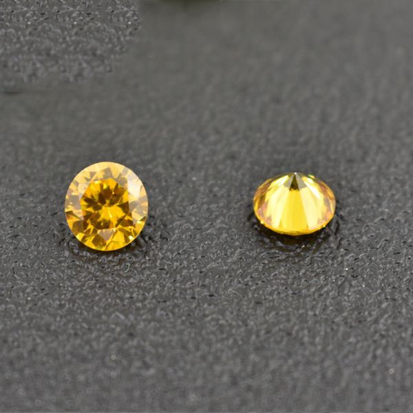 

1000pcs/lot large stock yellow cz gems machine cut round 0.8-1.5mm lab created loose stones for silver jewelry and gold jewelry, Black