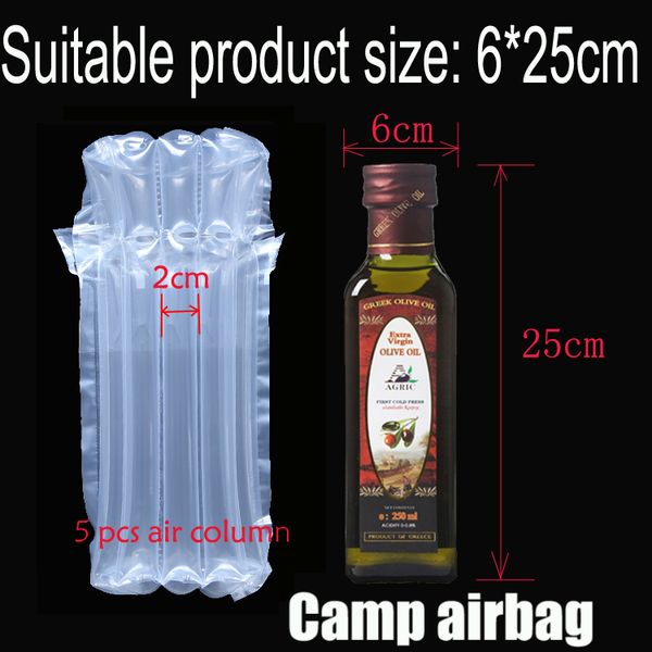 

inflatable air dunnage bag(dia.6*h25cm) air cushion column(3cm) buffer bag protect your product fragile goods