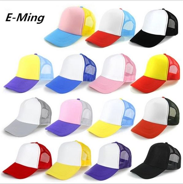 

5 Панелей Простой Спортивный Дальнобойщик Шляпы Регулируемая Snapback Для Взрослых М