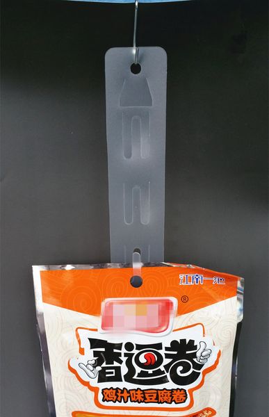 

l600mm plastic clear pp retail hanging merchandising clip strip 12pcs products price label display in supermarket store 200pcs