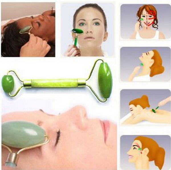 

jade roller massager women/lady facial relaxation slimming tool jade roller massager for face body head neck foot massaging