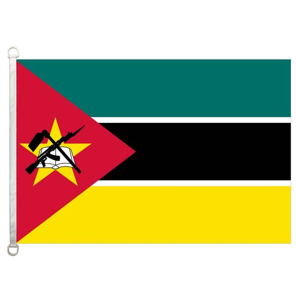 

good flag mozambique flags banner 3x5ft-90x150cm 100% polyester country flags, 110gsm warp knitted fabric outdoor flag