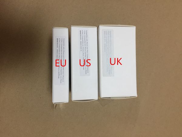 

100pc lot oem quality 5w 5v 1a u eu uk plug u b ac power adapter charger wall adapter charging a1385 a1400 a1399 with retail box