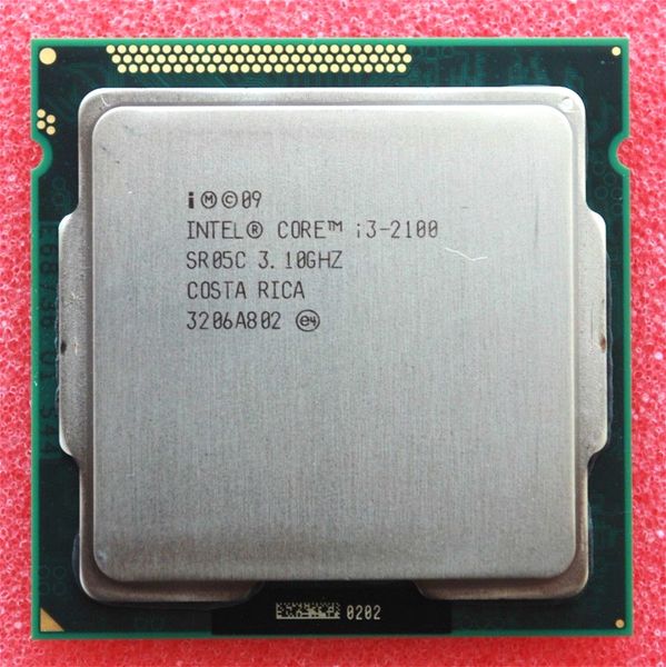 Intel Core i3 2100 İşlemci 3.1GHz 3MB Önbellek Çift Çekirdek Soket 1155 Qual Çekirdek Masaüstü I3-2100 CPU