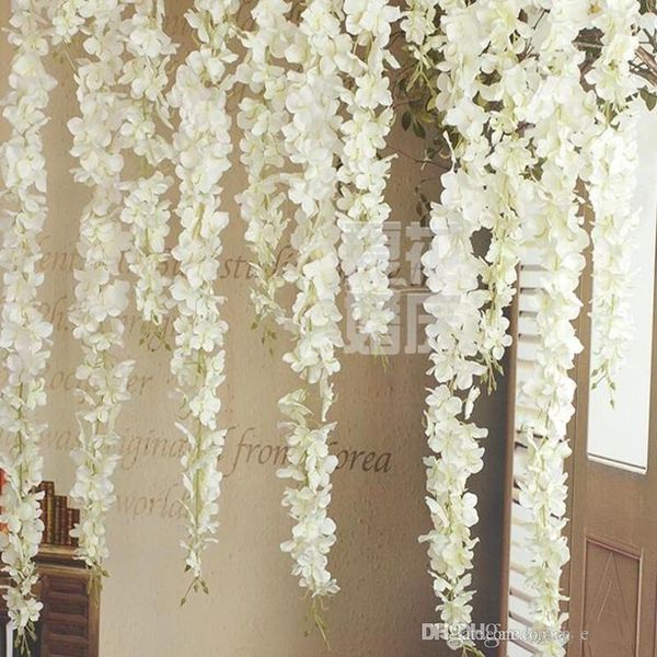 

Высококлассные искусственный шелк глицинии Цветы для DIY свадебные арки площади р
