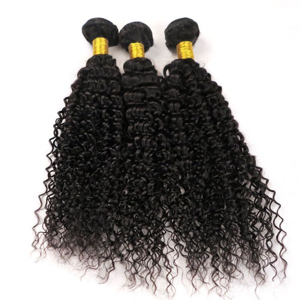 

virgin mongolian hair bundles human hair weaves water wave wefts unprocessed brazilain peruvian indian malaysian weaving hair extensions, Black