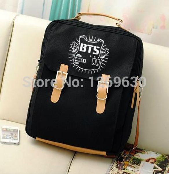 

wholesale-korea boy band bts schoolbag bangtan boys backpack bags girl rap monster jin suga j hope jimin v