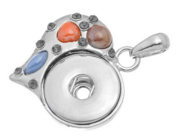 

colorful k80034 noosa style white rhinestone heart pendant acrylic Â cabochon metal pendant 41.5x31.5mm for snap 18mm button drop shipping, Bronze;silver