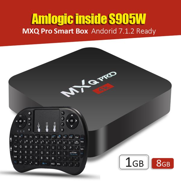 

противоударный pro смарт-телевизор коробка amlgoic s905w андроид 7.1 телевизор коробка с беспроводной клавиатурой мышь четырехъядерный проце