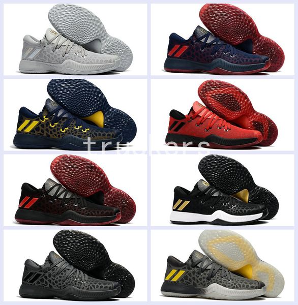 

2017 new harden vol. 2 mens low basketball shoes black red gray fashion james hardens sports basket ball sneakers size 40-46