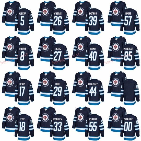 

2018 New 44 Josh Morrissey Jersey Winnipeg Jets 40 Joel Armia 57 Tyler Myers 39 Toby Enstrom Jerseys Custom 5 Dmitry Kulikov Blue