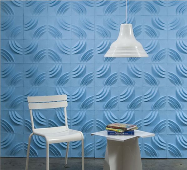 

3d pvc wall panel for livingroom waterproof europe art wall sticker for background 3d embossed solid wallpaper 50*50cm per pcs