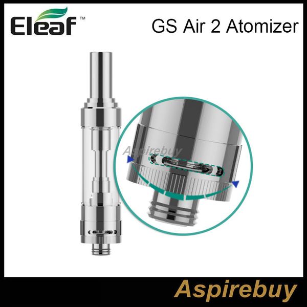 

Eleaf ismoka GS Air 2 Распылитель 2 мл Бак GS-Air 2 Распылитель с двойной катушкой Воздушный поток Регулируемый для Eleaf istick Базовый комплект 100% оригинал