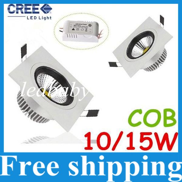 

новй cob 10w 15w веодиодне квадѬане веилники вѬаиваеме веилники 600/1200