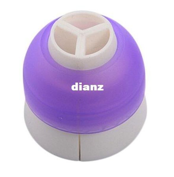 

icing piping bag nozzle converter tri-color cream coupler cake decorating tools for cupcake fondant cookie 3 hole 3 color