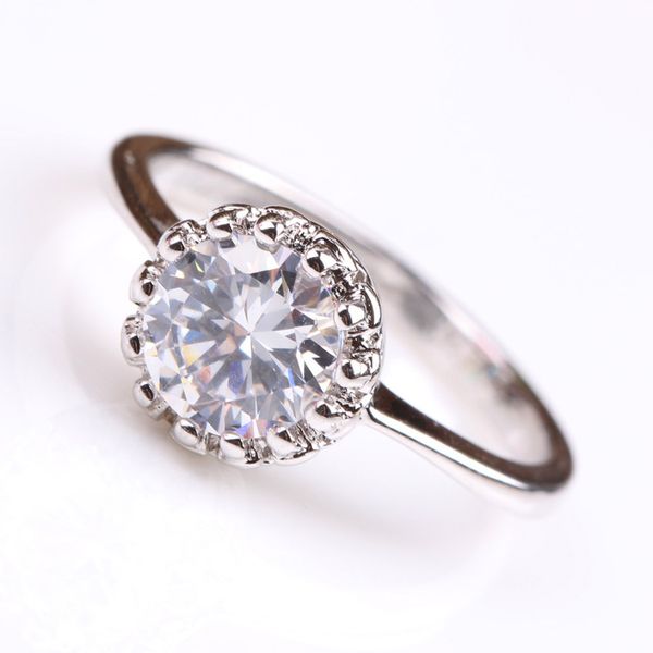 

Горячие продажи мода свадьба Корона кольца для женщин имитация Алмаз палец ювели