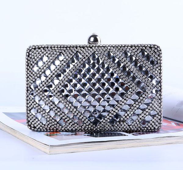 

wholesale/factory brand new handmade pretty glitter dinner bag/clutch with satin/pu for wedding/banquet/party/porm(more colors