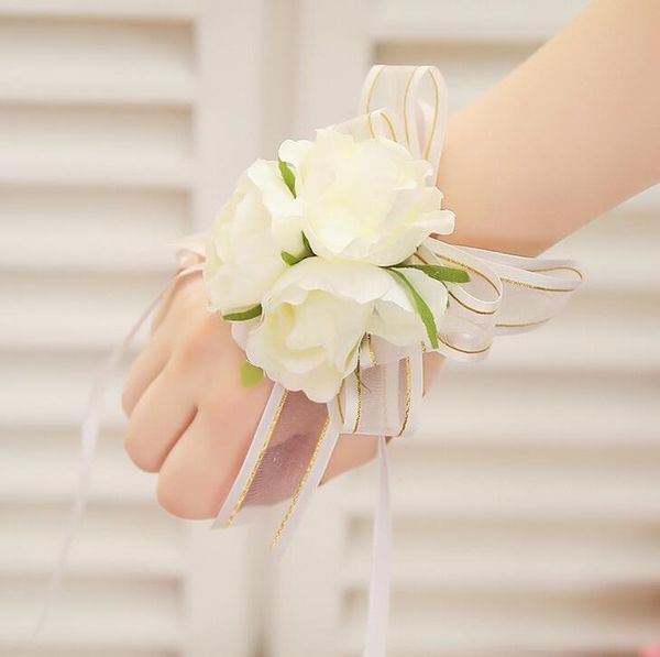 

Свадебный банкет вечеринок свадебные невесты цветок запястье корсаж запястье цв
