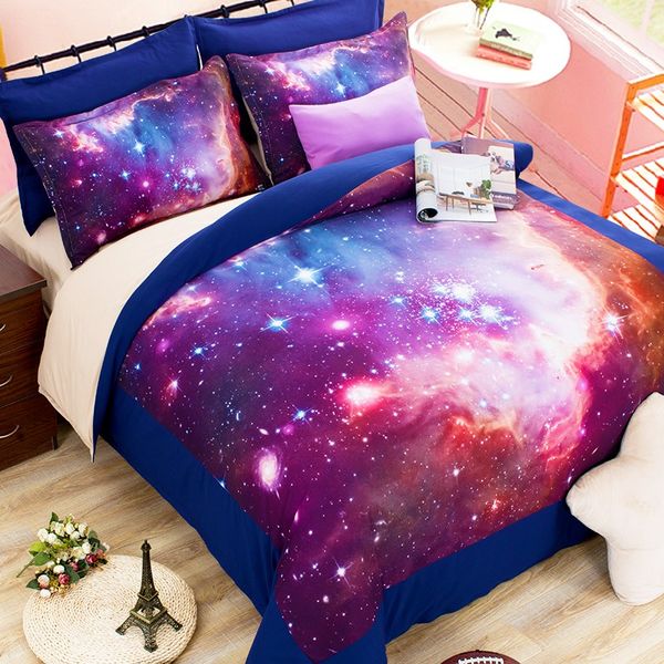 2 3 Hipster Galaxy 3d Bedding Sets Universe Outer Space Duvet