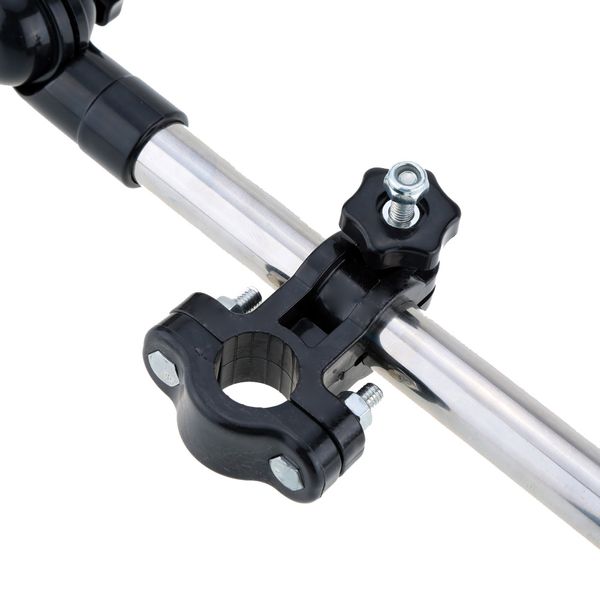 Atacado-aço inoxidável Folding Bike Umbrella Conector Stand Titular Bike Decorar Instalar Reequipamento Acessório Parte