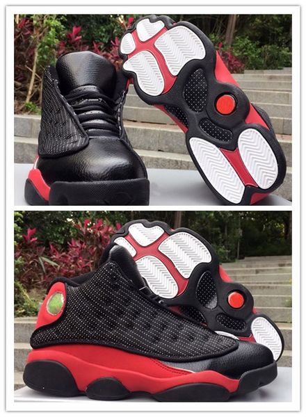 

wholesale 2018 trainers 13s black red shoes hologram for men women sports basketball shoes outdoors sports running shoes