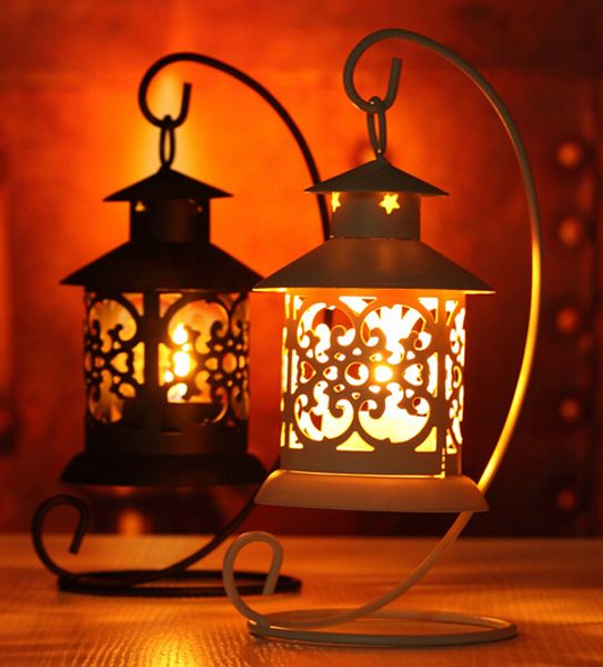 

железо марокканский стиль подсвечник подсвечник подсвечник чай свет держатель декор