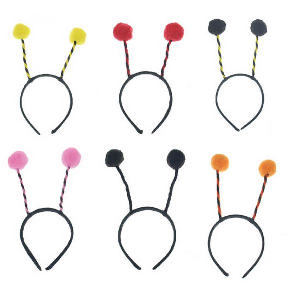 

5 цветов ребенок взрослый мяч божья коровка летать пчела муравей головные уборы антенна оголовье костюм