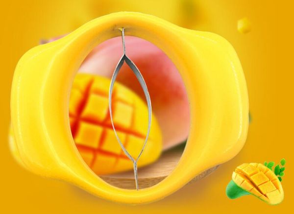 

новый практический манго splitters фрукты овощной инструмент персик пробоотборники овощечистка шредер slicer резак кухня гаджет аксессуары п