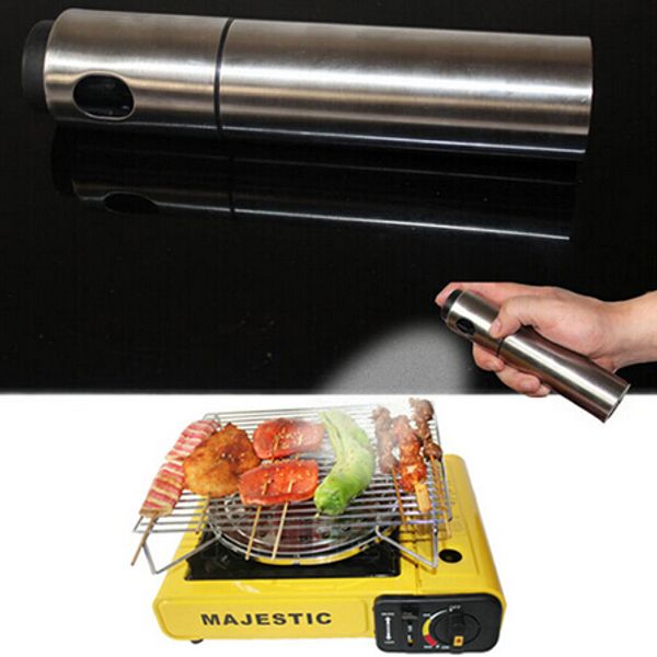 

fashion kitchen stainless steel olive mist spray pump bottle oil sprayer pot cook tool