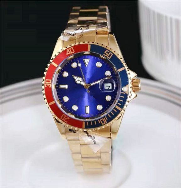 

40mm automatic date luxury fashion men and women of the steel belt movement quartz clock men watch @AR21