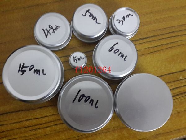 500 pçs / lote Frete Grátis atacado 30g 30 ml Vazio Cosméticos Jar Lip Balm Recipiente Potes Latas De Alumínio