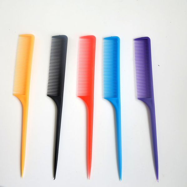 

5 colors hair tail comb hair brush hair extensions tools for hair products in stock, Silver