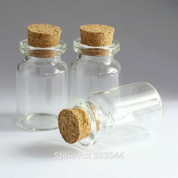 

wholesale- 50pcs 6ml mason jar glass bottles vials jars with cork ser decorative corked tiny mini liquid bottle 22*35mm 0.86*1.37in