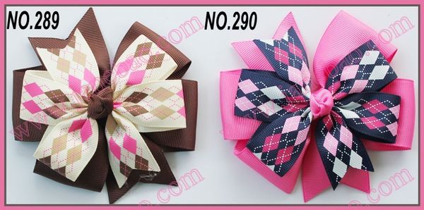 

135pcs 4 .5 inch fashion pinwheel hair bows pin wheel bows large abby hair bows