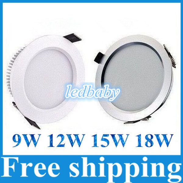 

супер яркий потолочный светильник светодиодный утопленный свет 9 вт 12 вт 15 вт 18 вт светодиодный энергосберегающий свет для освещения ванн