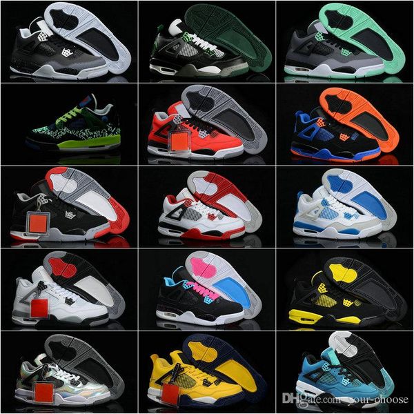 

2018 с Box 4s Баскетбольные кроссовки кроссовки для мужчин Batball кроссовки Toro Red, South Beach, Green Glow, черный белый Cementske