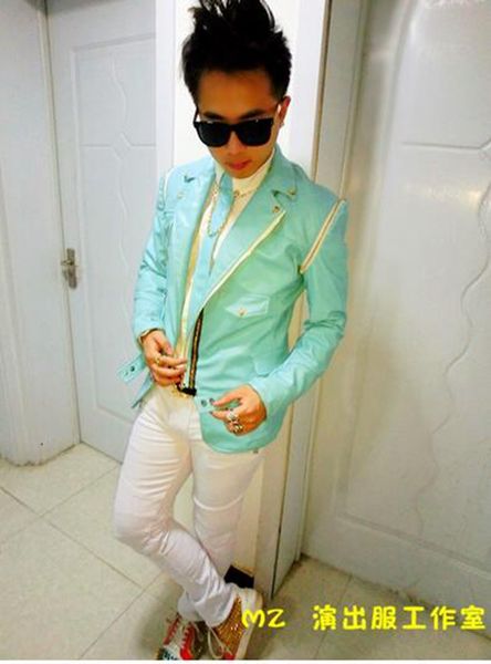 

male singer clubs in europe and the paragraphs shows milk removable sleeves, blue suit leather costumes. s - 6 xl, Black;red