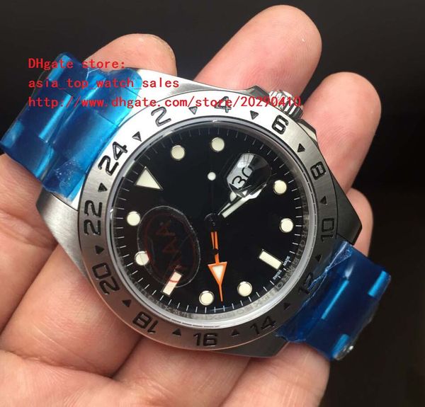 

luxury watches 42mm black dial 216570 sapphire glass asia 2813 movement automatic stainless steel mens watch watches, Slivery;brown