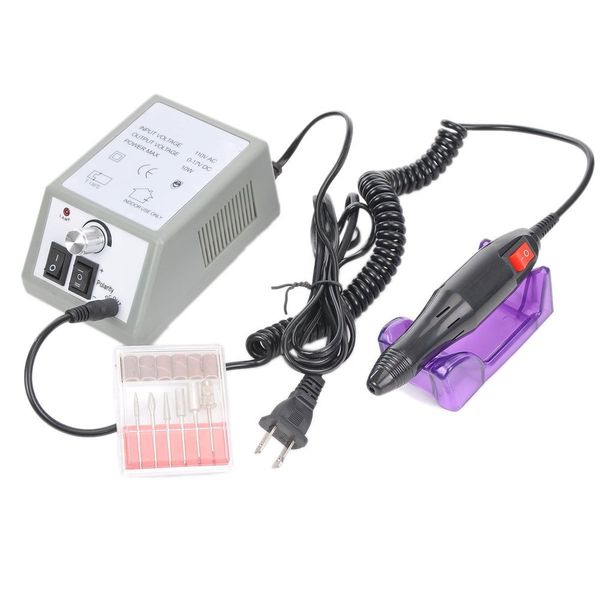 

wholesale-electric nail drill machine manicure pedicure kit professional electric nail art file drill with 30 electric nail file drill bit
