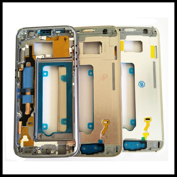 

Original Mid Middle Plate Frame For Samsung Galaxy S7 G930F S7 edge G935F Front LCD Supporting Housing Chassis Frame Bezel + Side Button