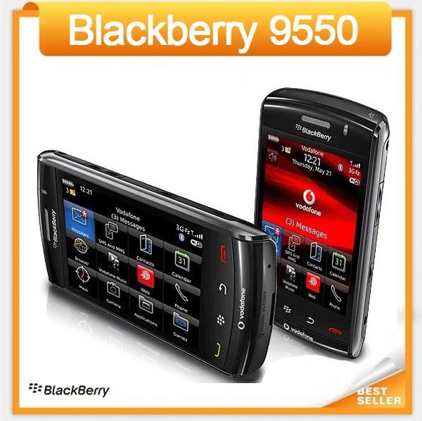 Telefono cellulare originale Blackberry Storm2 9550 3G WIFI GPS 3.2MP Touch Screen cellulare ricondizionato