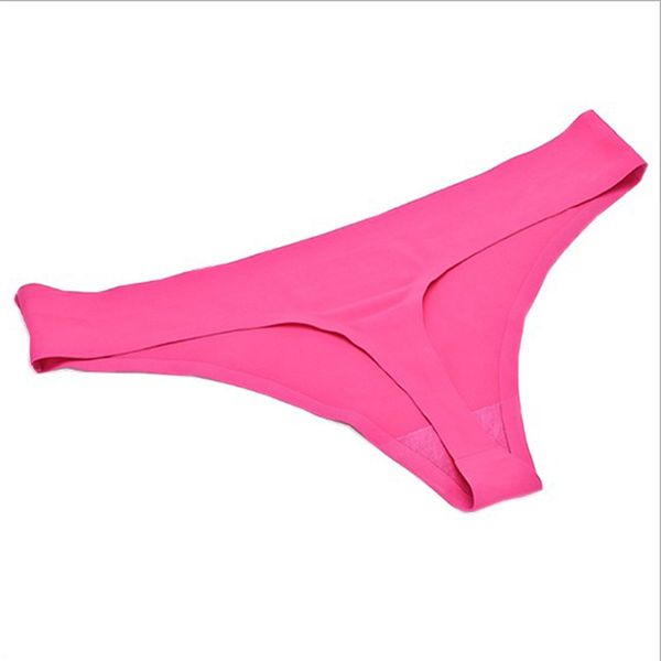 

solid underwear panties ice lingerie seamless women rise elasticity cotton knickers thongs low silk ladies string g gvfei