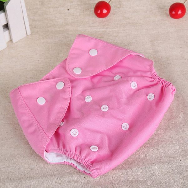 6pcs Baby Cotton water proof Pannolini morbidi Pannolini Cover Riutilizzabili Lavabili Misura regolabile primavera estate autunno inverno bottoni Pannolini YTNK001